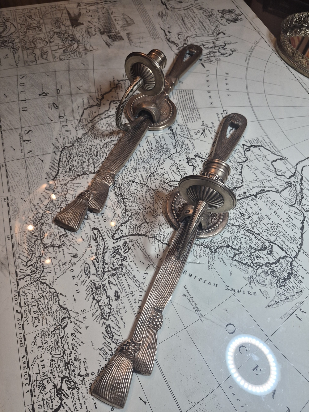 Gatco Solid Brass Vintage wall sconces